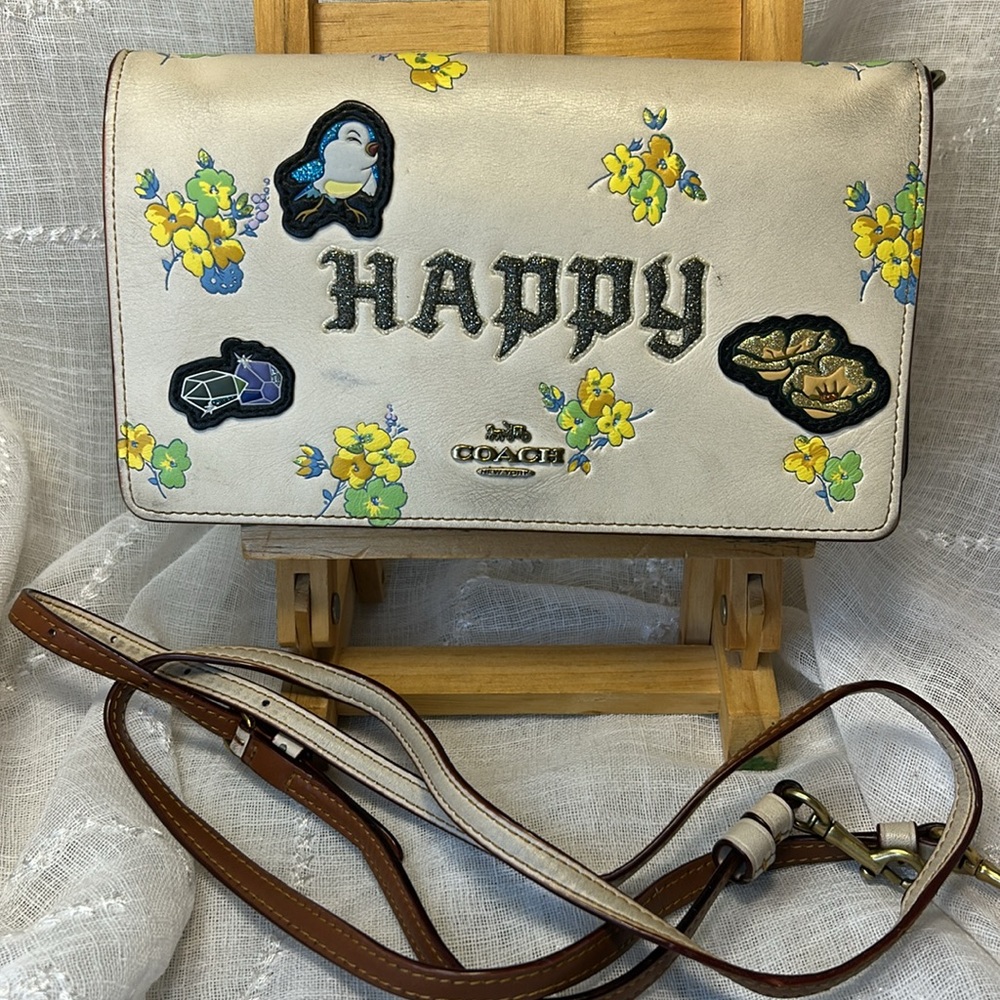 Coach Disney Happy pocketbook leather shoulder bag - Picture 16 of 16